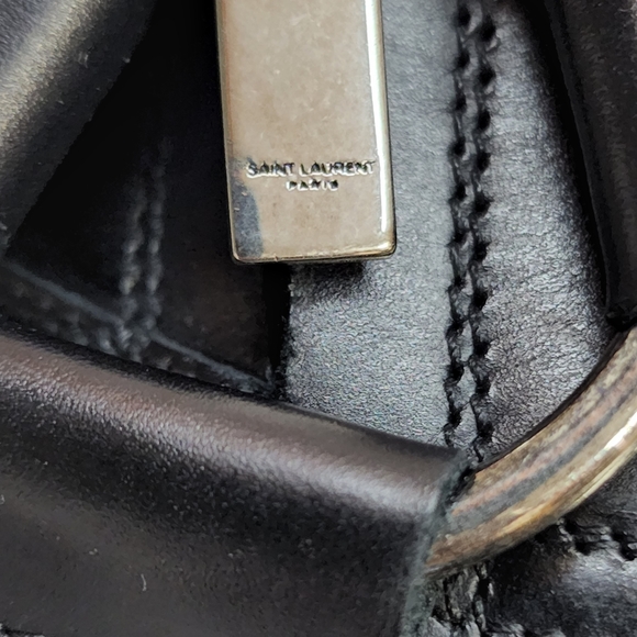 Saint Laurent Men's Wyatt Leather Harness Boots **Great Pre-owned Condition** - Picture 10 of 16